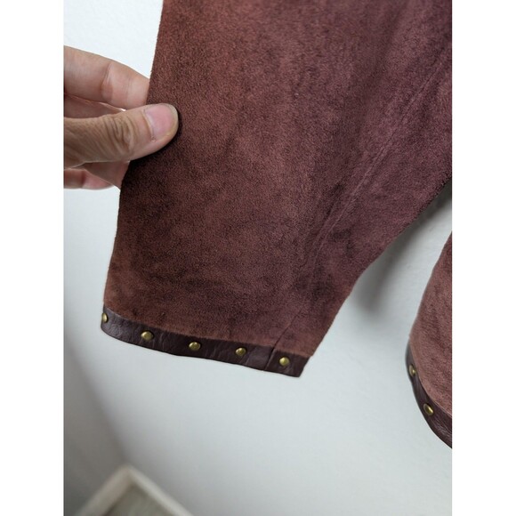 Louis Dell'Olio Jacket Womens Large Suede Leather Studded Boho - Picture 4 of 9